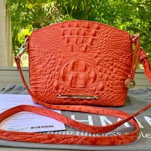 Brahmin Mini Duxbury in Pimento Glossy